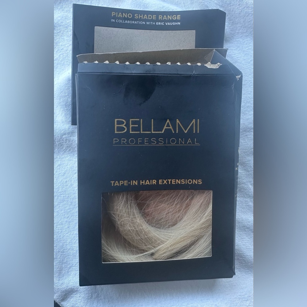 NIB BELLAMI 24” 55g Tape-In Extensions “Champagne Bubbles”